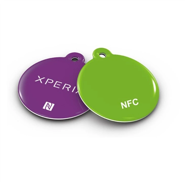 Epoxy NFC Key Tag Keychain